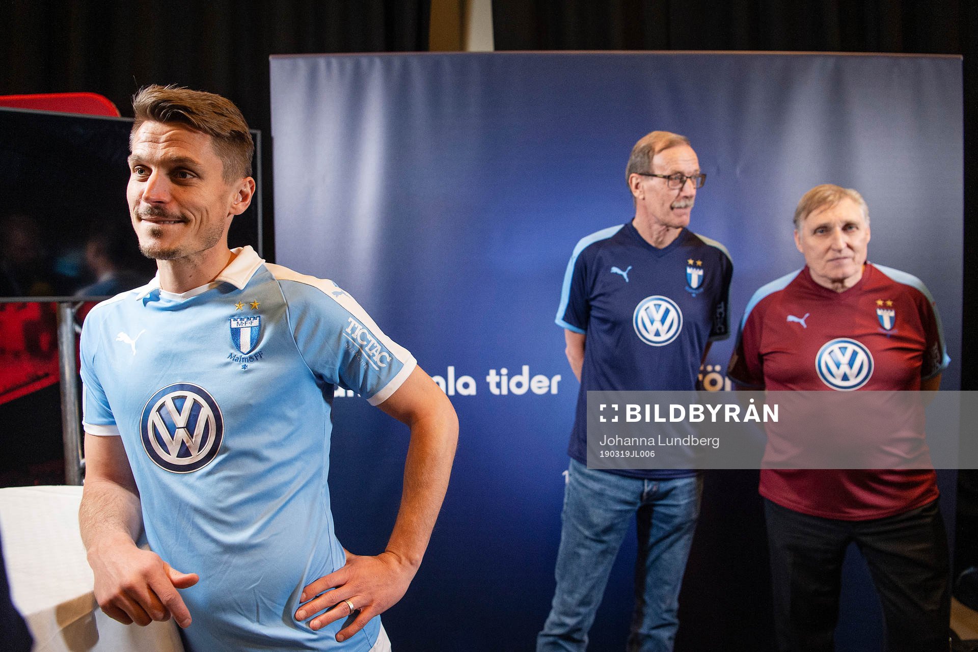 Staffan Tapper, Markus Rosenberg och Anders Ljungberg