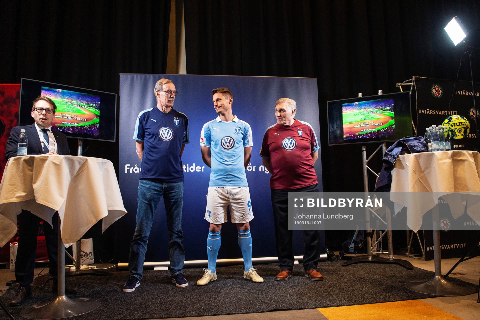 Staffan Tapper, Markus Rosenberg och Anders Ljungberg
