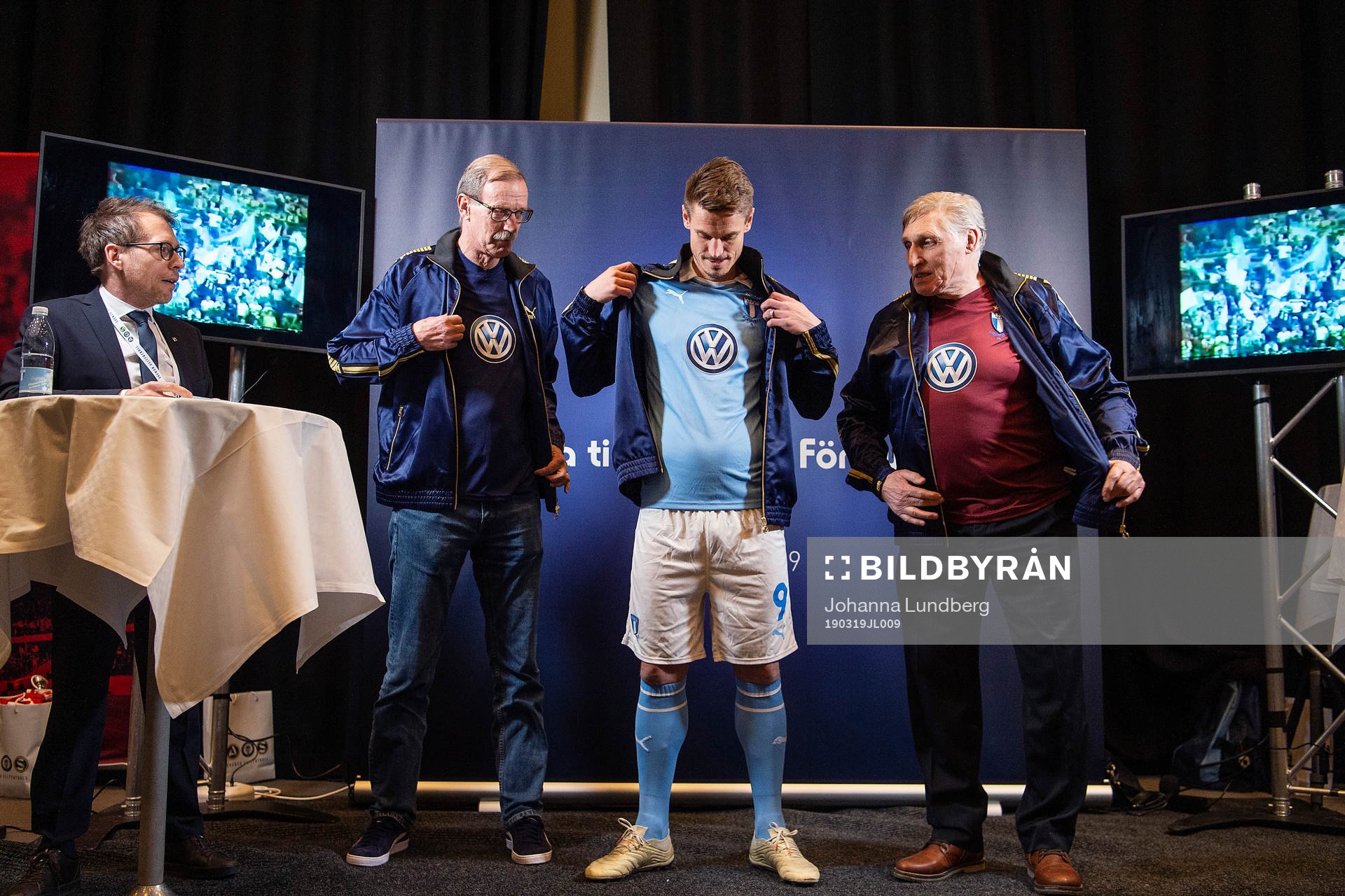 Staffan Tapper, Markus Rosenberg och Anders Ljungberg