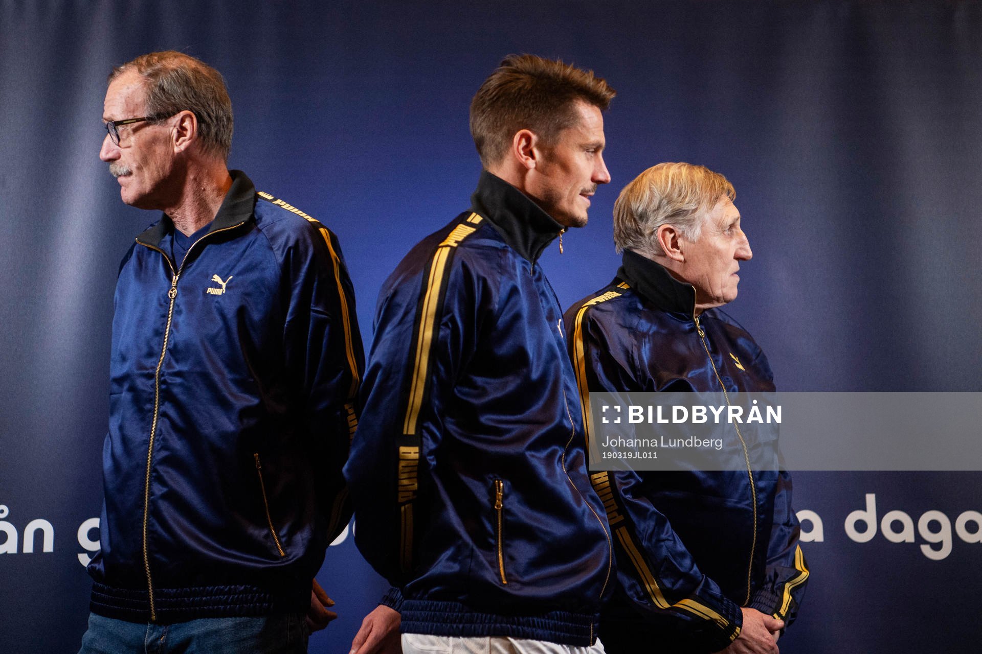 Staffan Tapper, Markus Rosenberg och Anders Ljungberg
