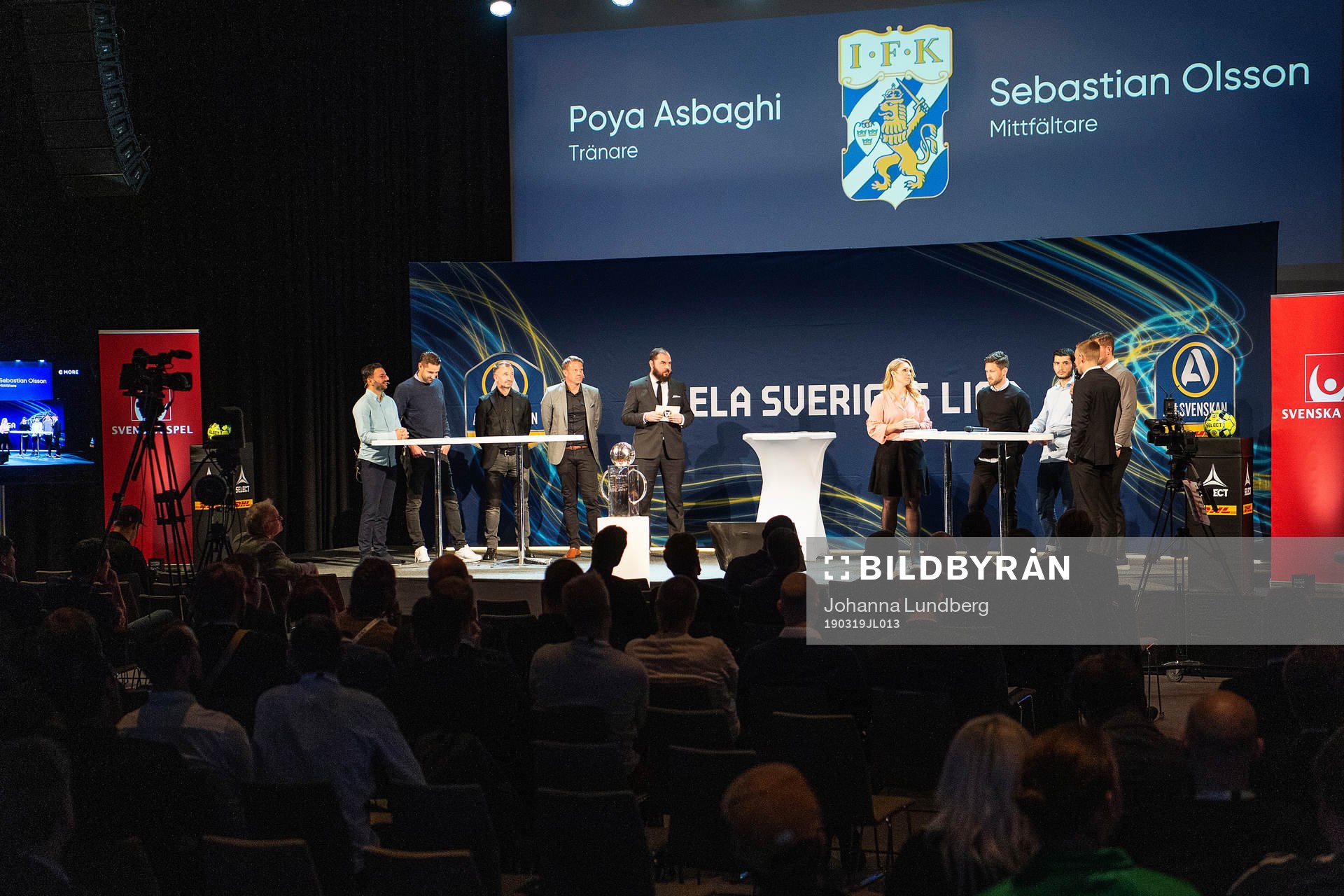 Vy över fotbollsallsvenskans upptaktsträff