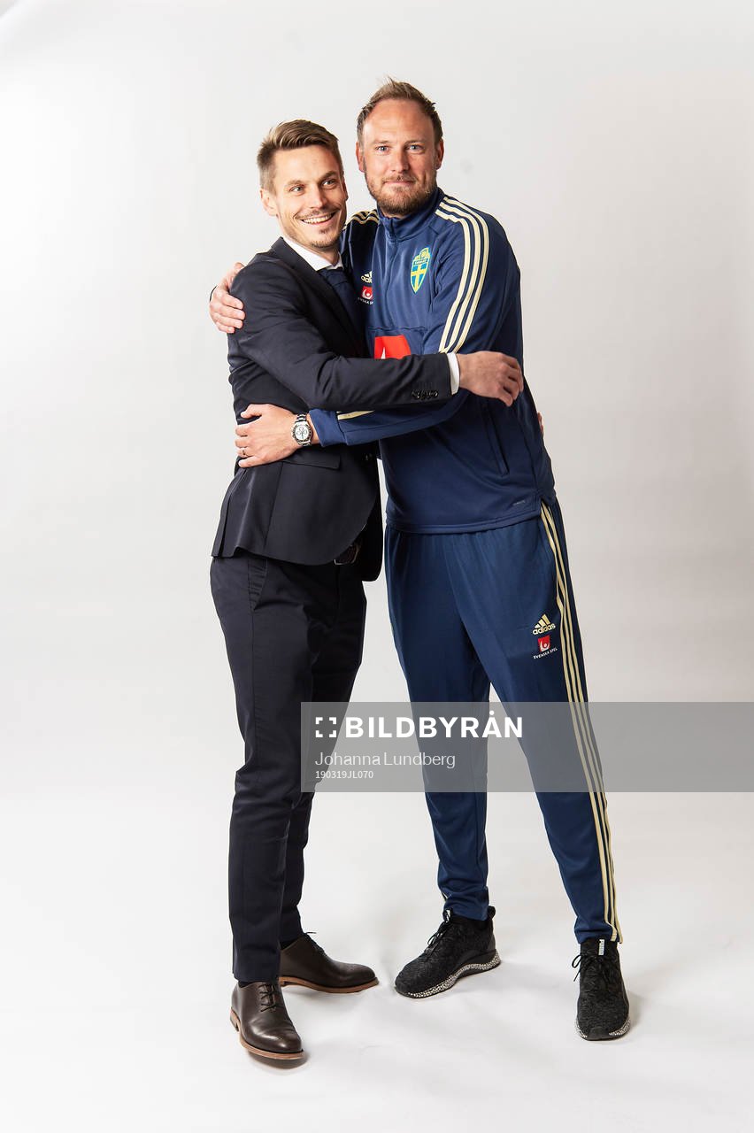 Markus Rosenberg, Malmö FF, och Andreas Granqvist,