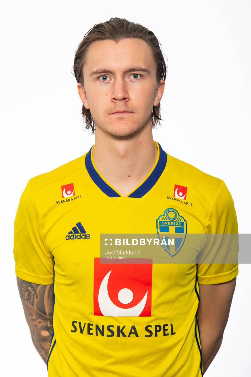 Kristoffer Olsson of the Swedish national football team