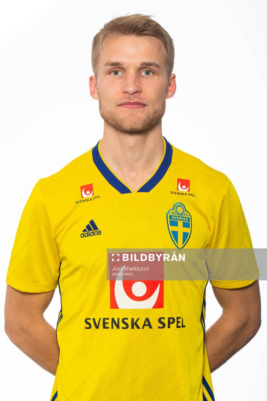 Sebastian Andersson of the Swedish national football team