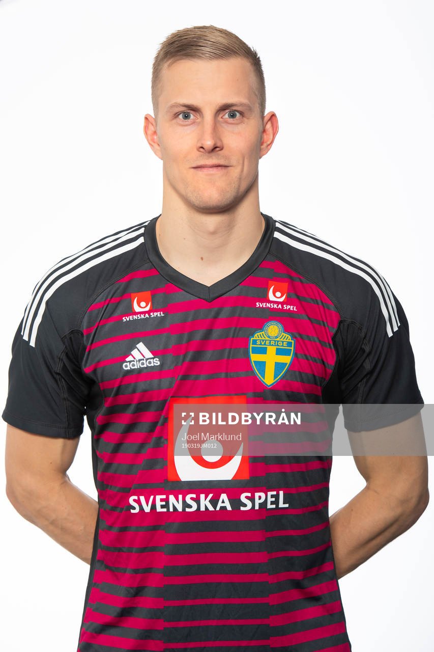 Karl-Johan Johnsson of the Swedish national football team
