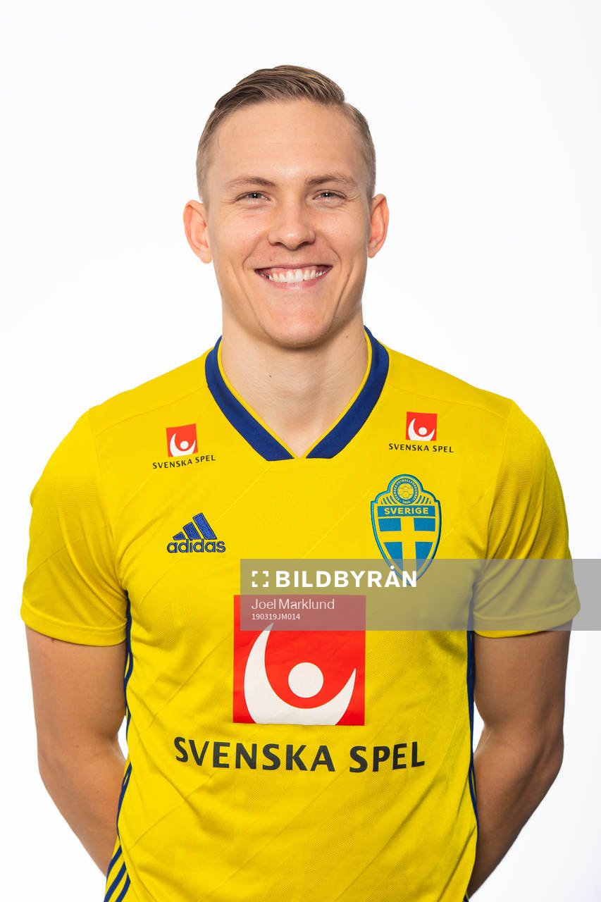 Ludwig Augustinsson of the Swedish national football team