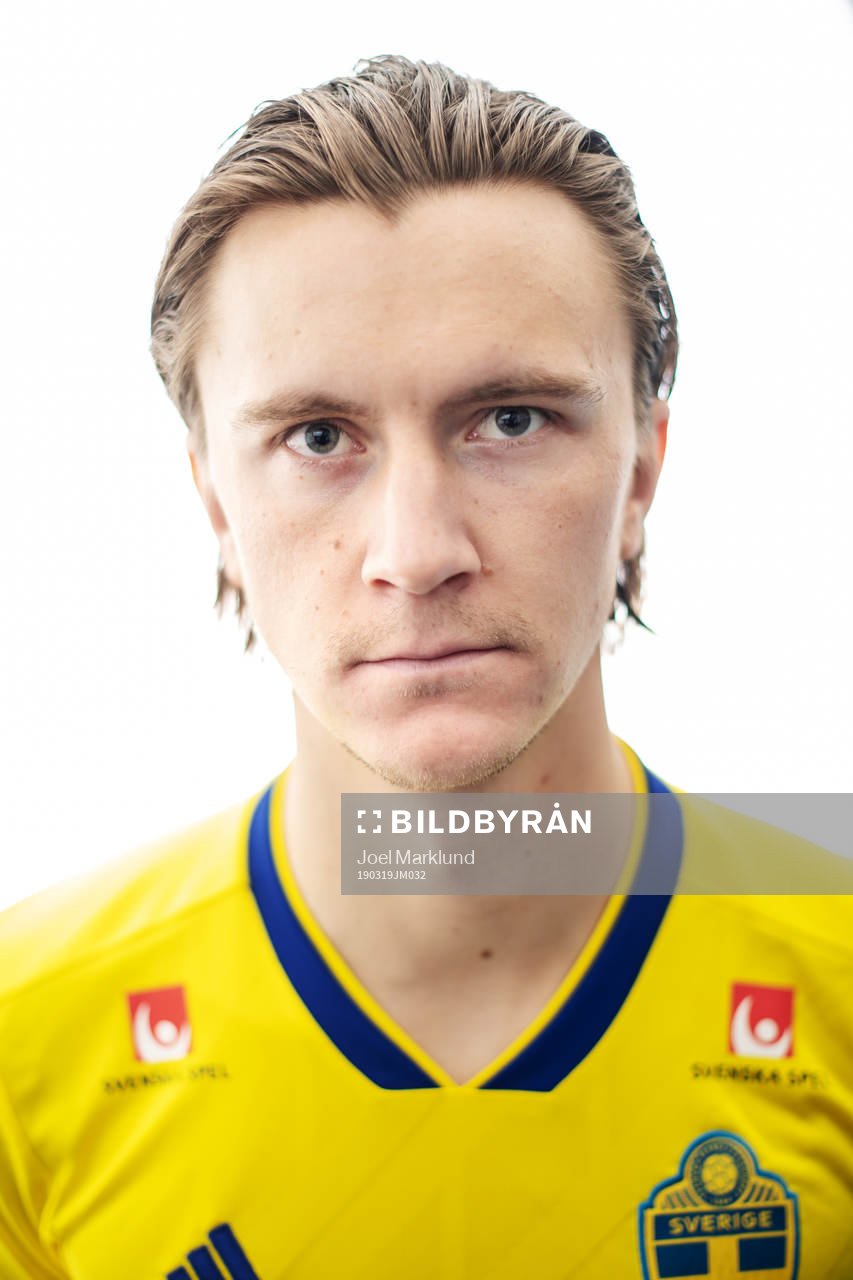 Kristoffer Olsson of the Swedish national football team