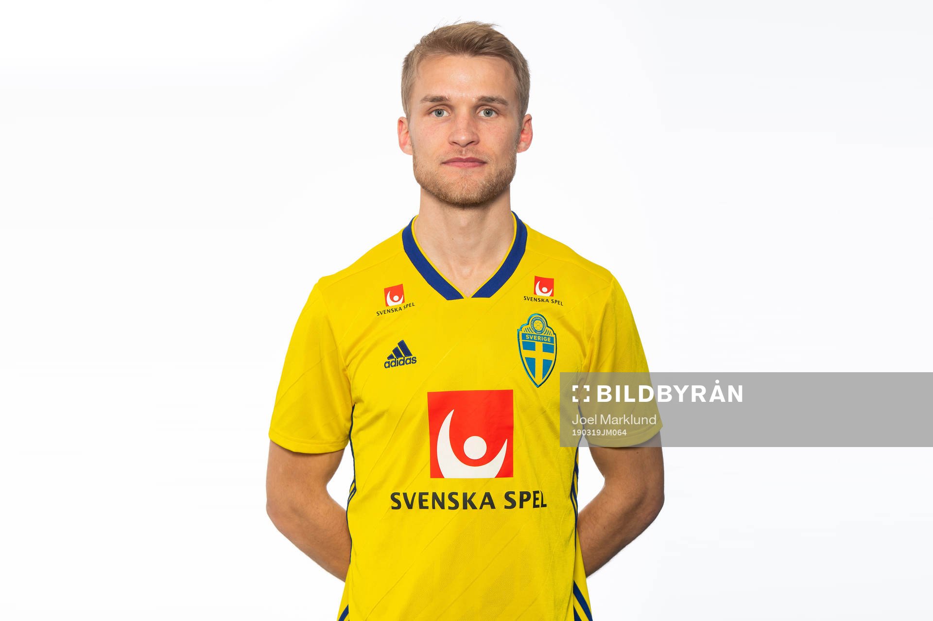 Sebastian Andersson of the Swedish national football team