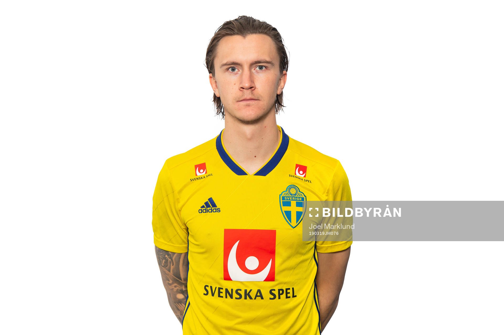 Kristoffer Olsson of the Swedish national football team