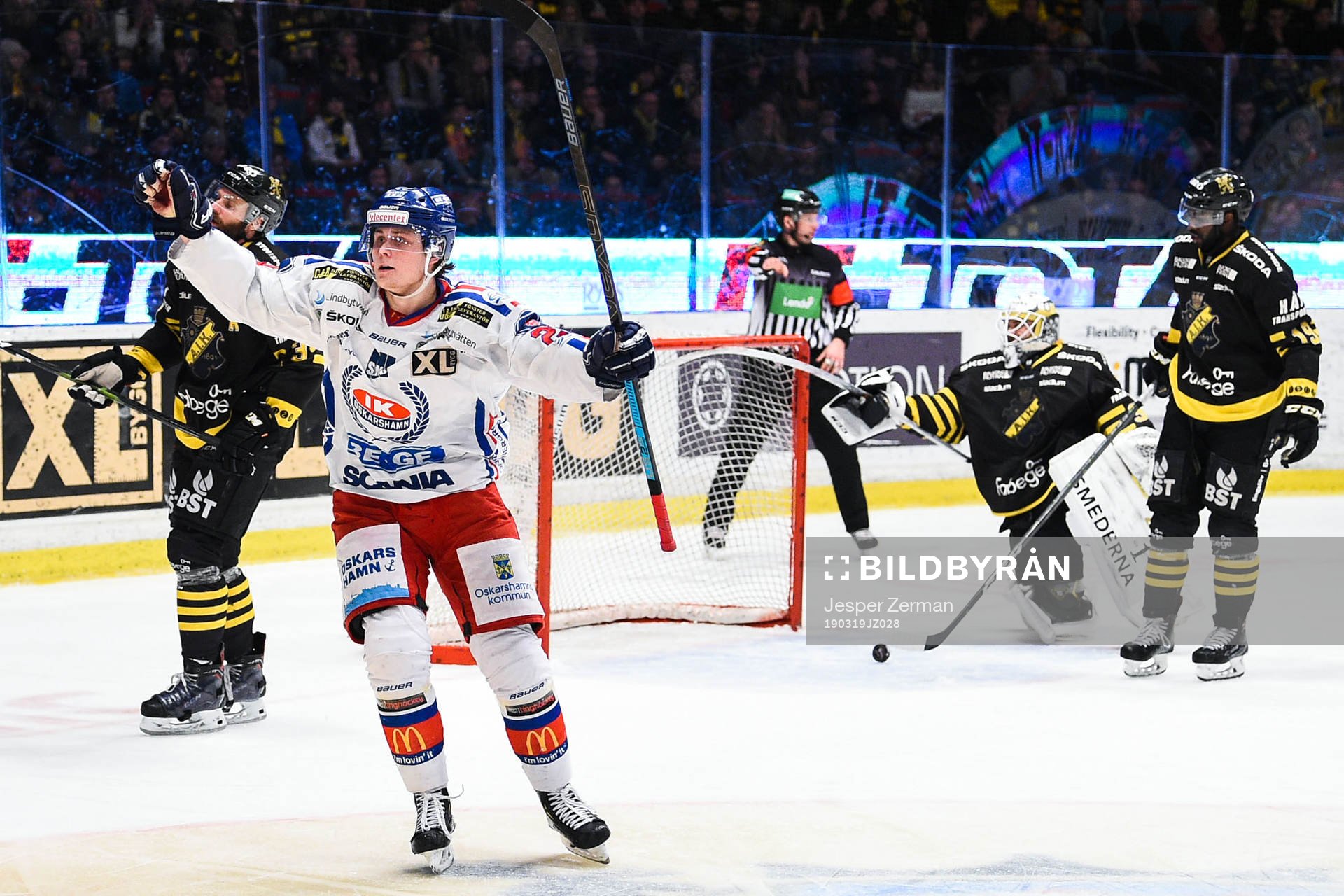 Oskarshamns John Dahlström jublar
