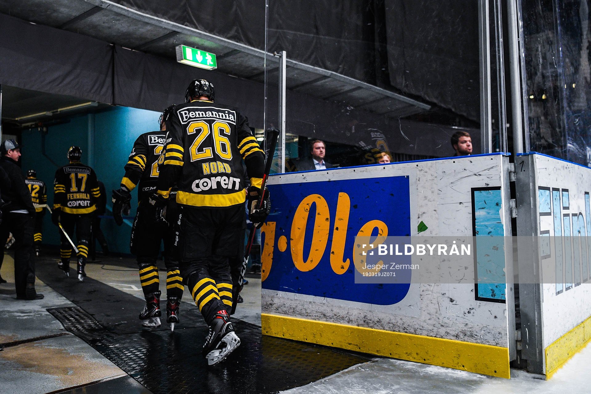 s Oscar Nord lämnar isen