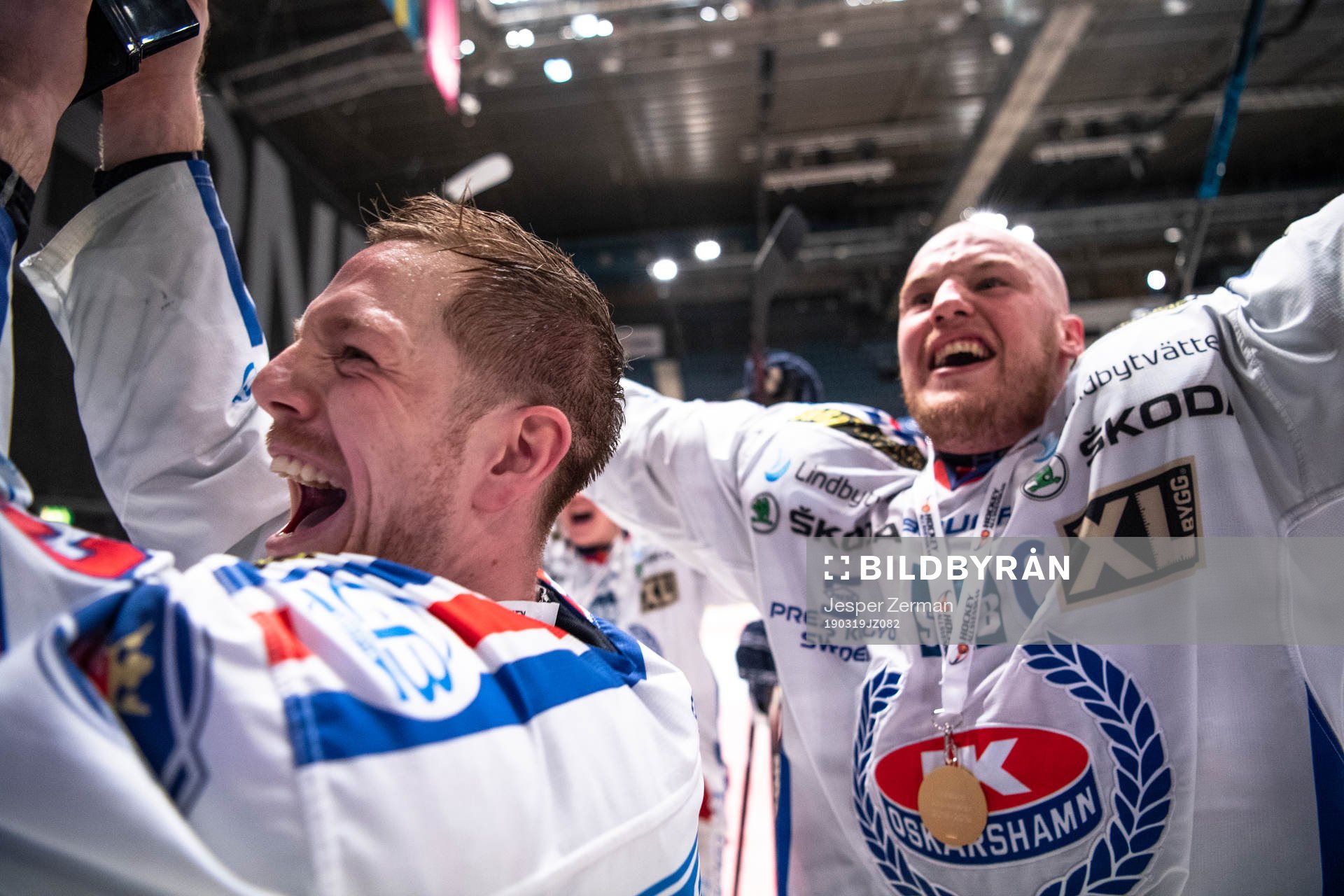 Oskarshamns Joakim Hillding (v) och Jonas Engström (h)