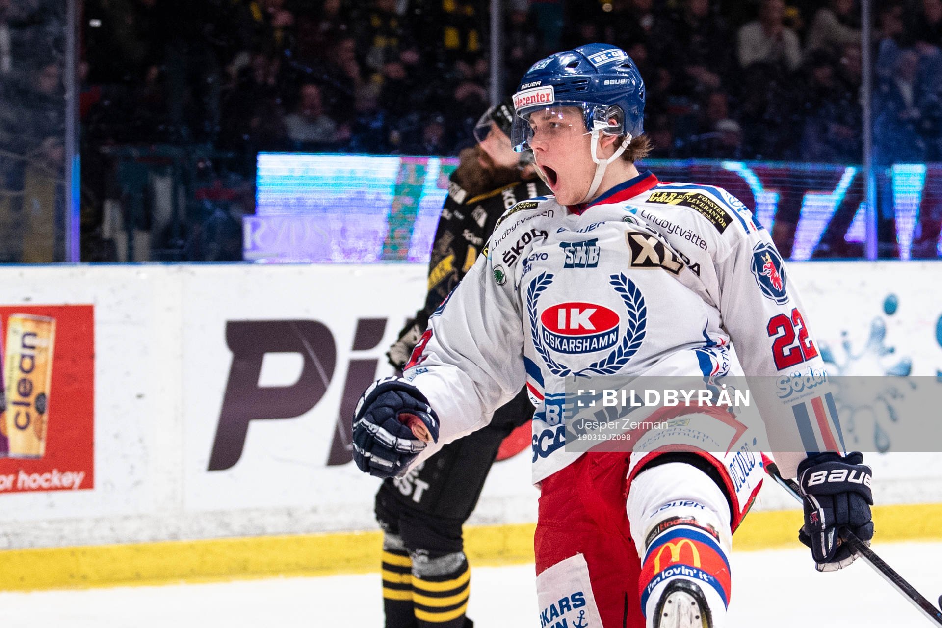 Oskarshamns John Dahlström jublar