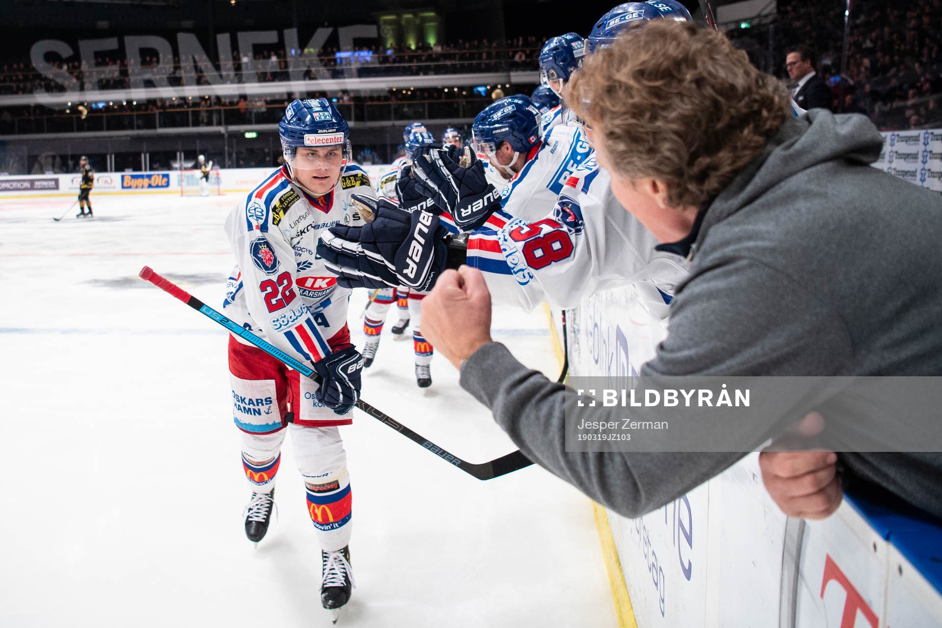 Oskarshamns John Dahlström jublar