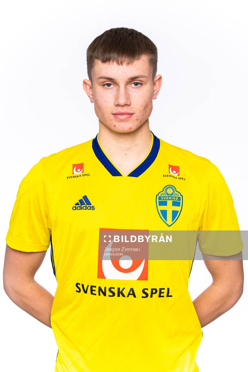 Henrik Rossborg i P18-landslaget