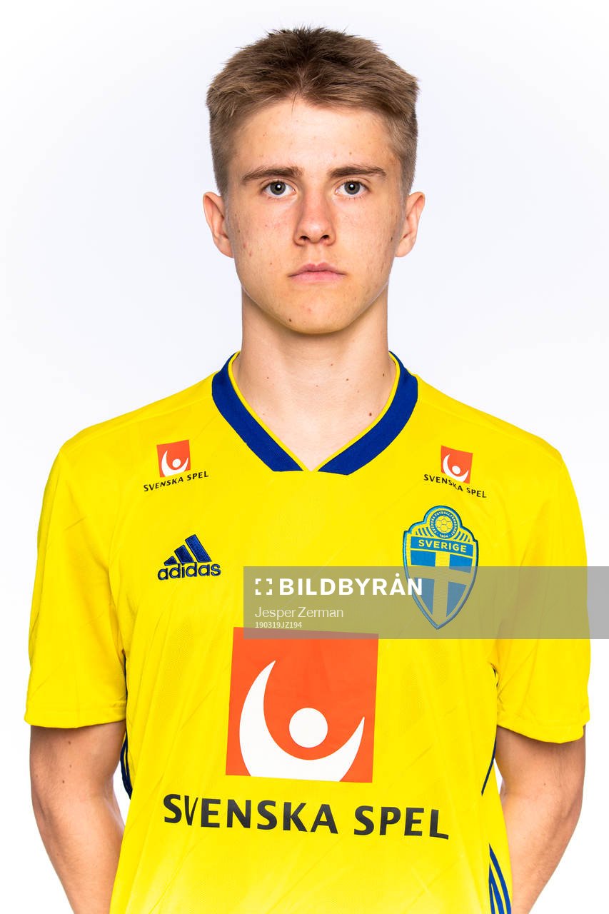 Erik Ahlstrand i P18-landslaget