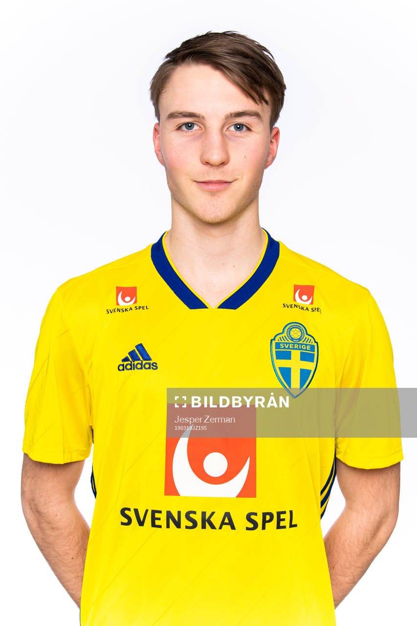 Oliver Gustafson i P18-landslaget