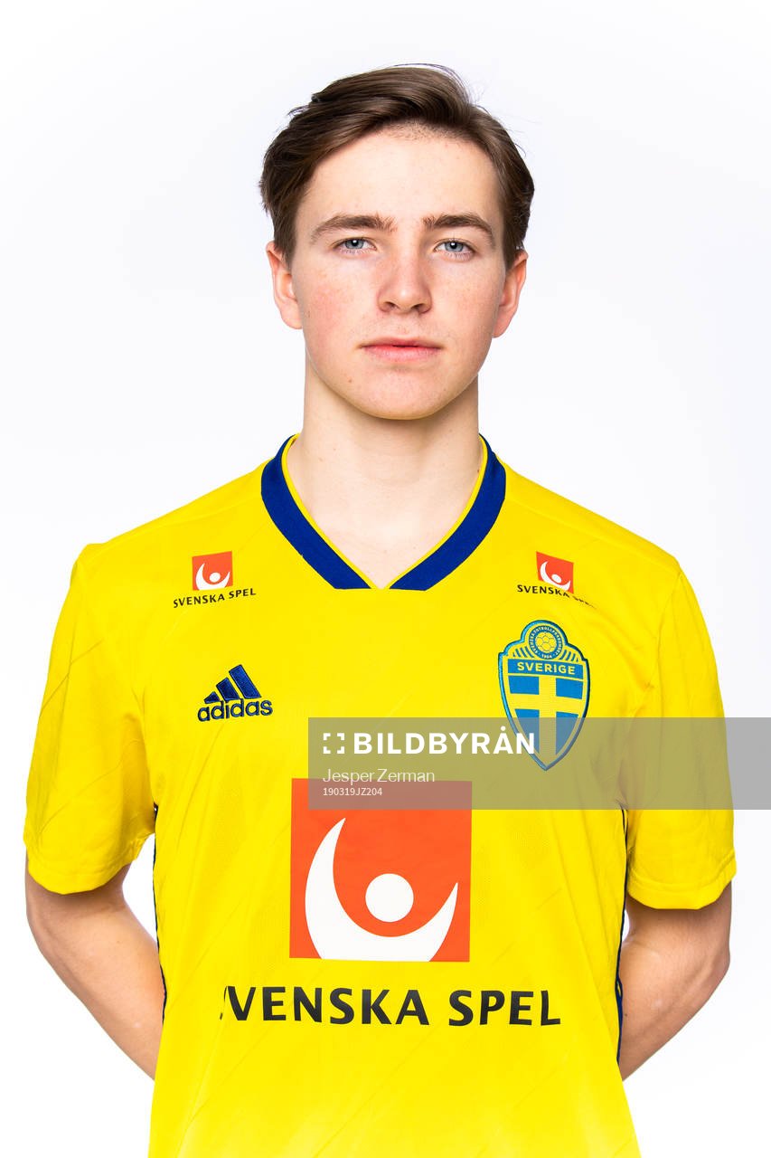 Erik Graudelius i P18-landslaget