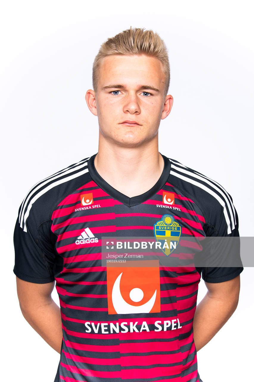 Daniel Strindholm i P18-landslaget