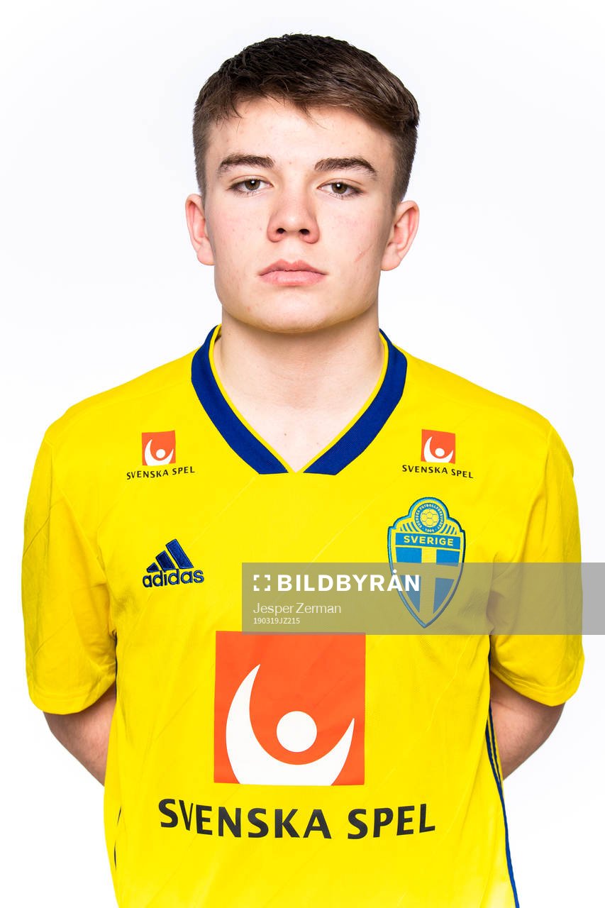 Gustav Rydberg i P18-landslaget