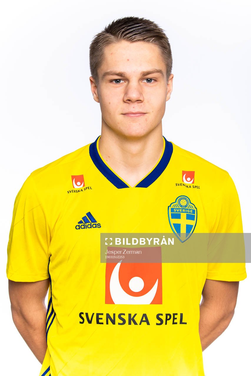 Gustav Broman i P18-landslaget