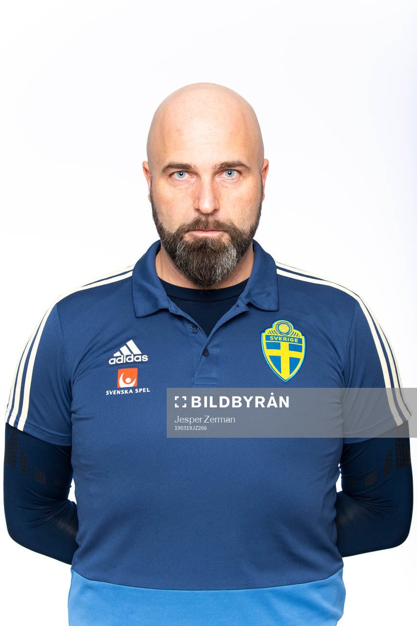Förbundskapten Peter Wennberg i P18-landslaget