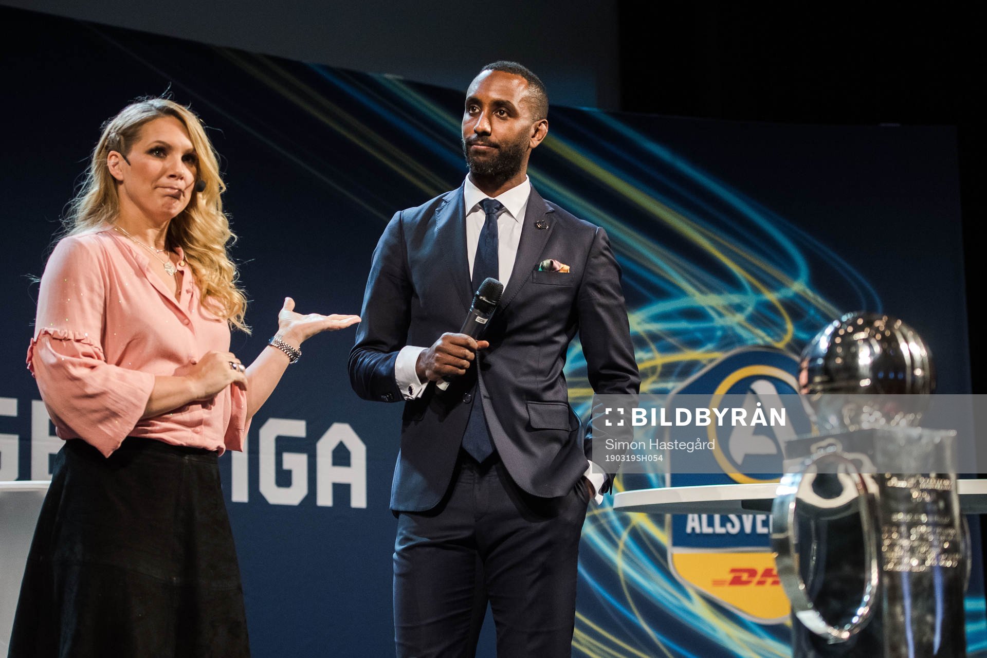 Anna Brolin och Henok Goitom, AIK