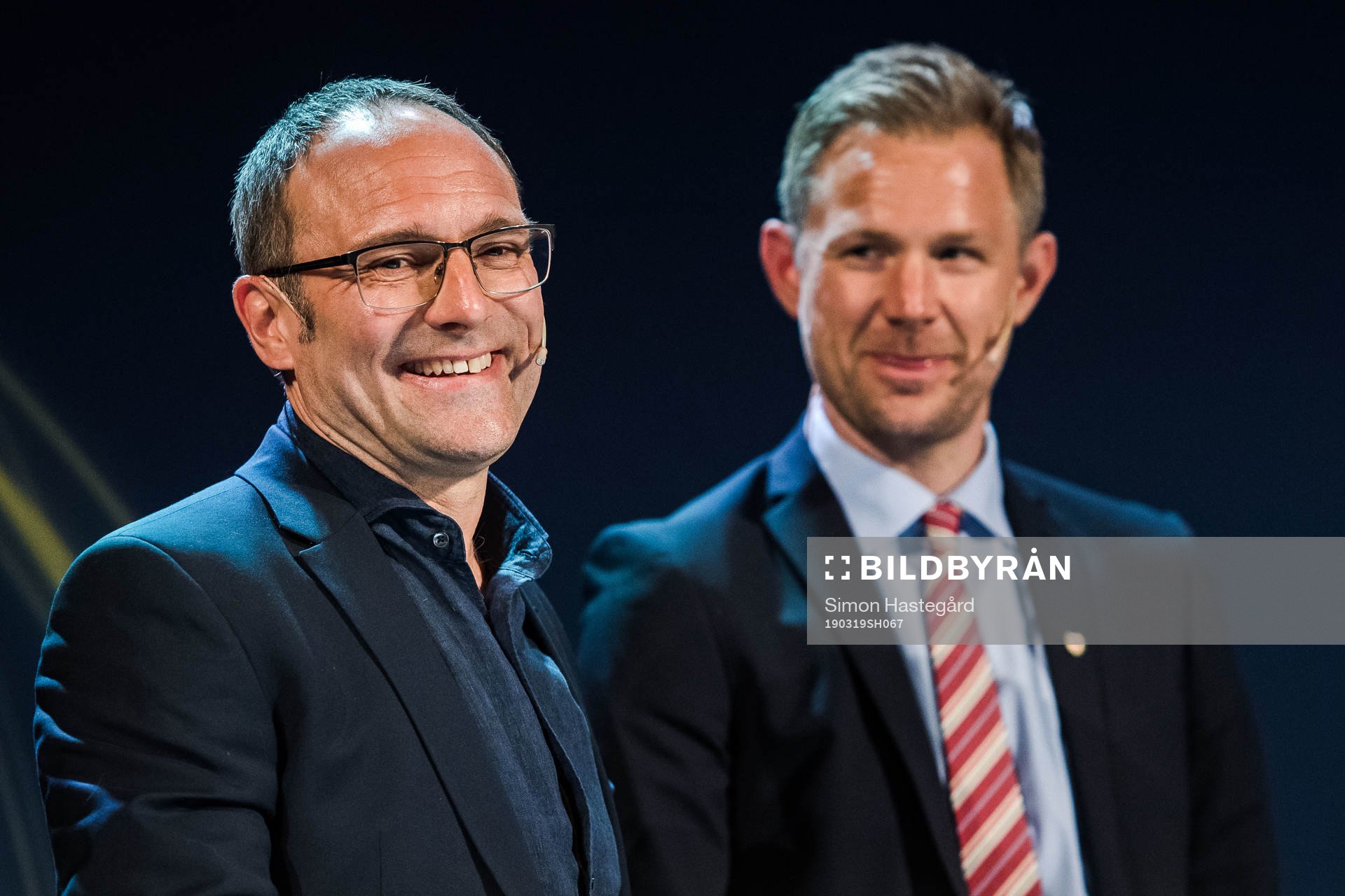 Per-Ola Ljung, tränare Helsingborg, och Magnus Pehrsson,