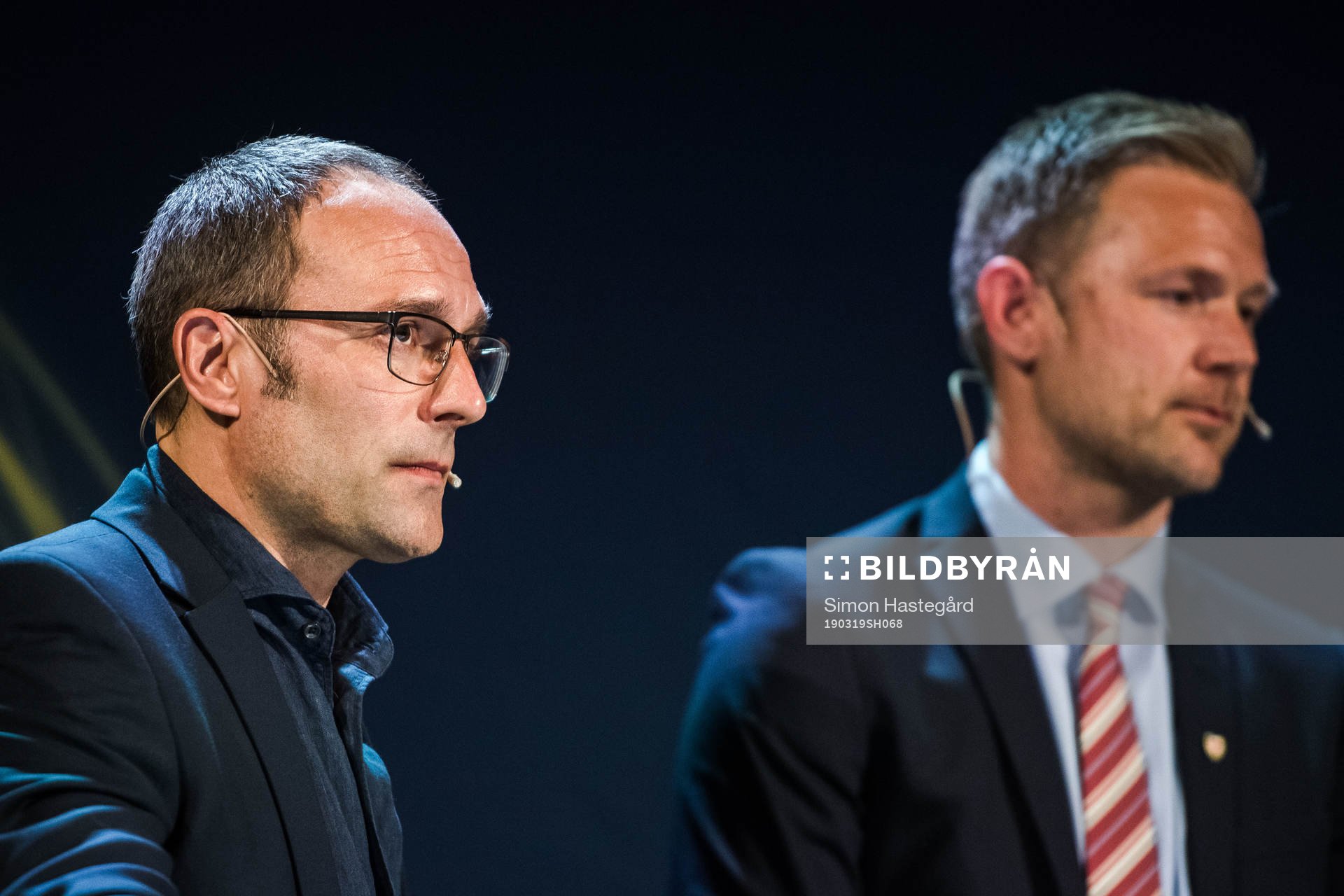 Per-Ola Ljung, tränare Helsingborg, och Magnus Pehrsson,