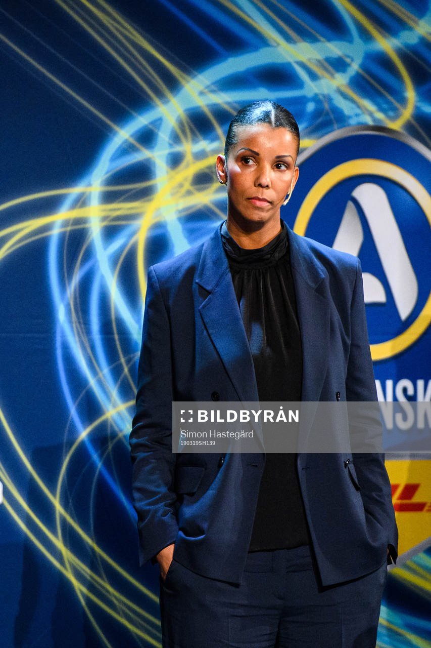  Beatrice Clarke, SEF, under fotbollsallsvenskans upptaktsträff den 19 mars 2019 i Stockholm.
