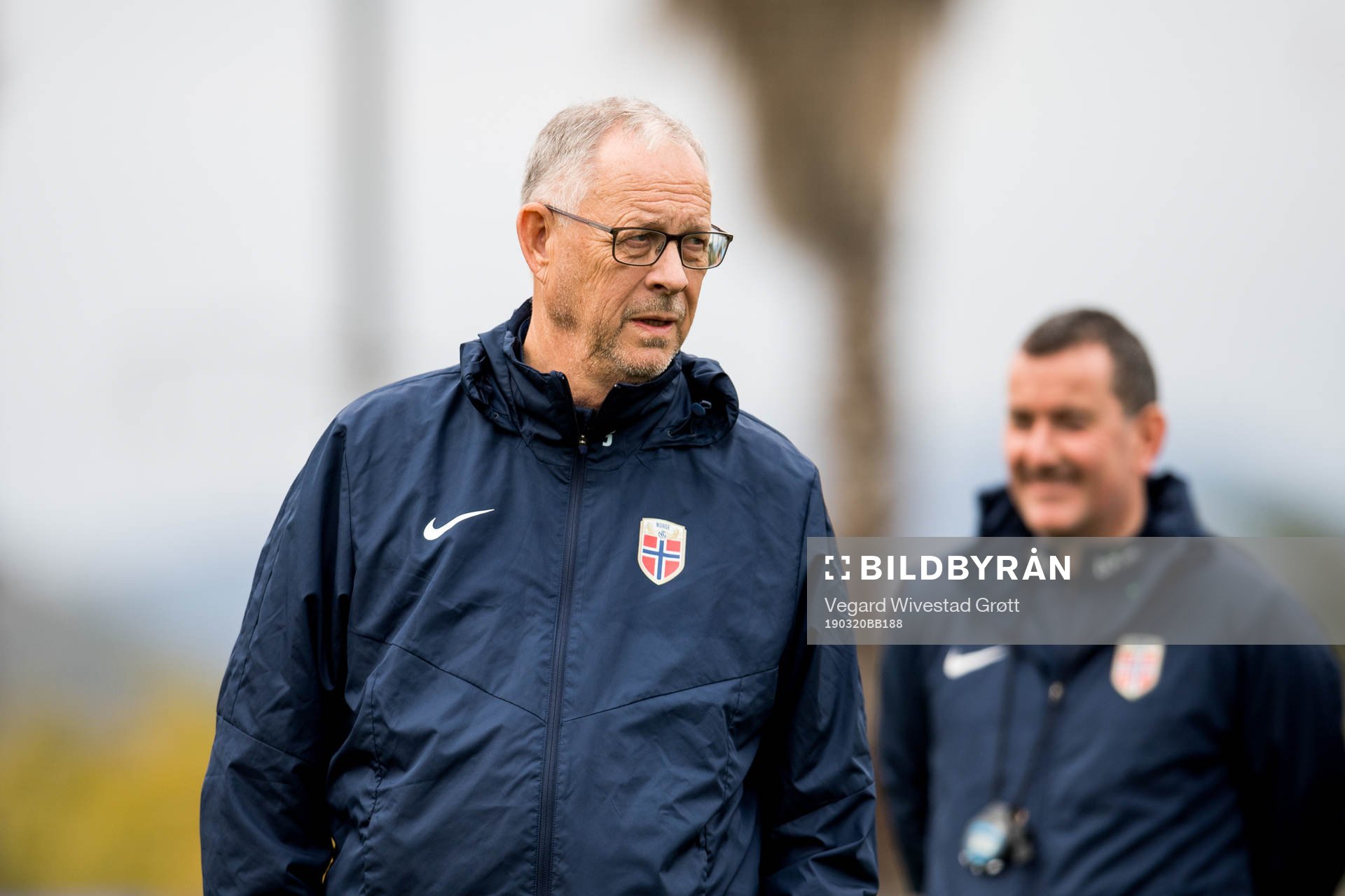 Lars Lagerbäck, head coach of Norway