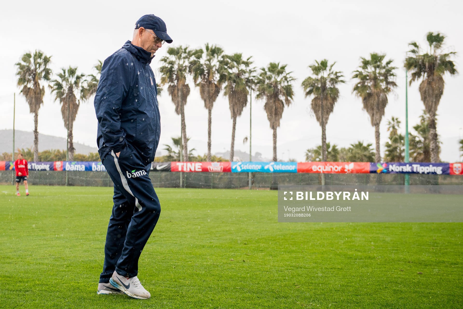 Lars Lagerbäck, head coach of Norway