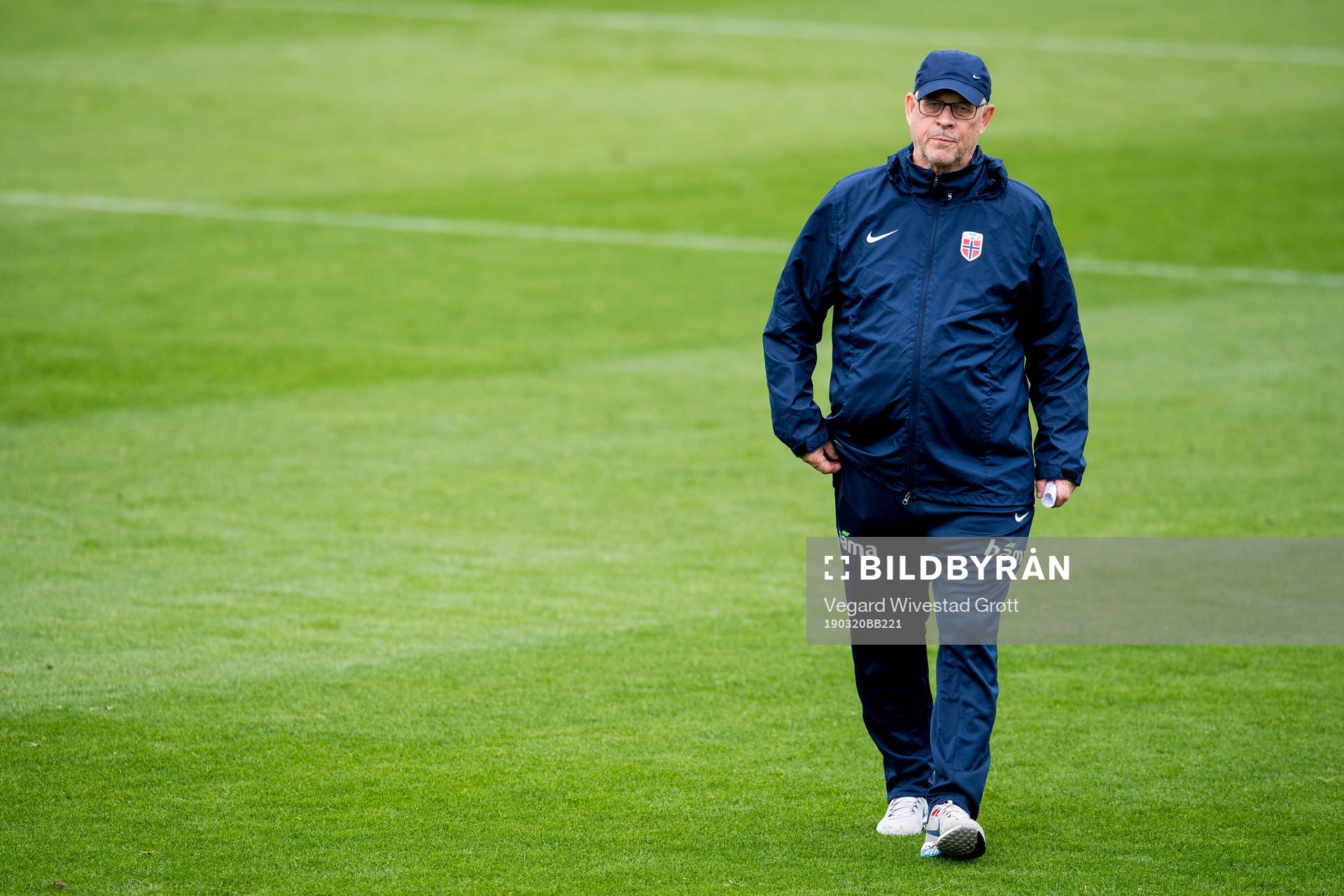 Lars Lagerbäck, head coach of Norway