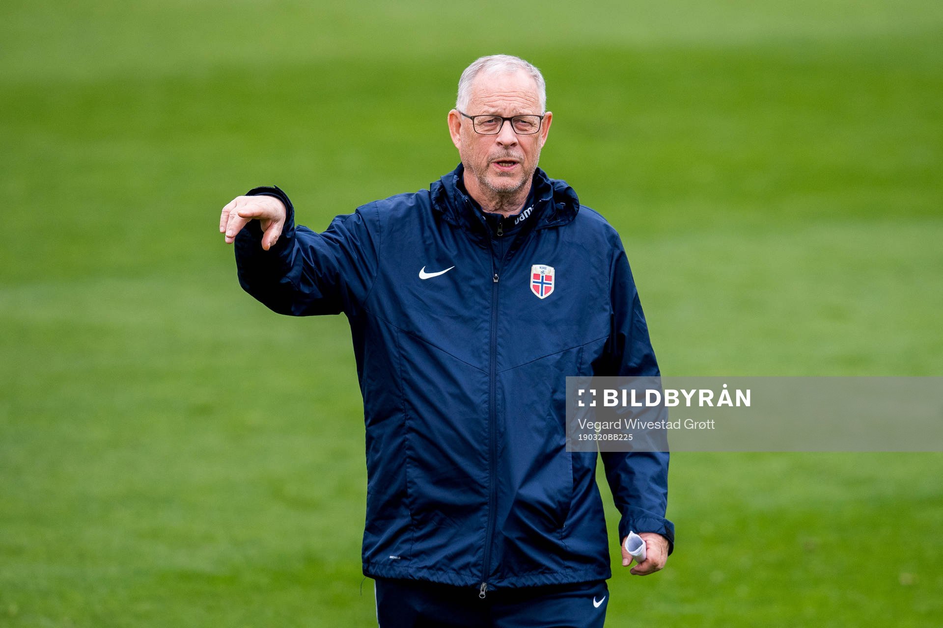 Lars Lagerbäck, head coach of Norway