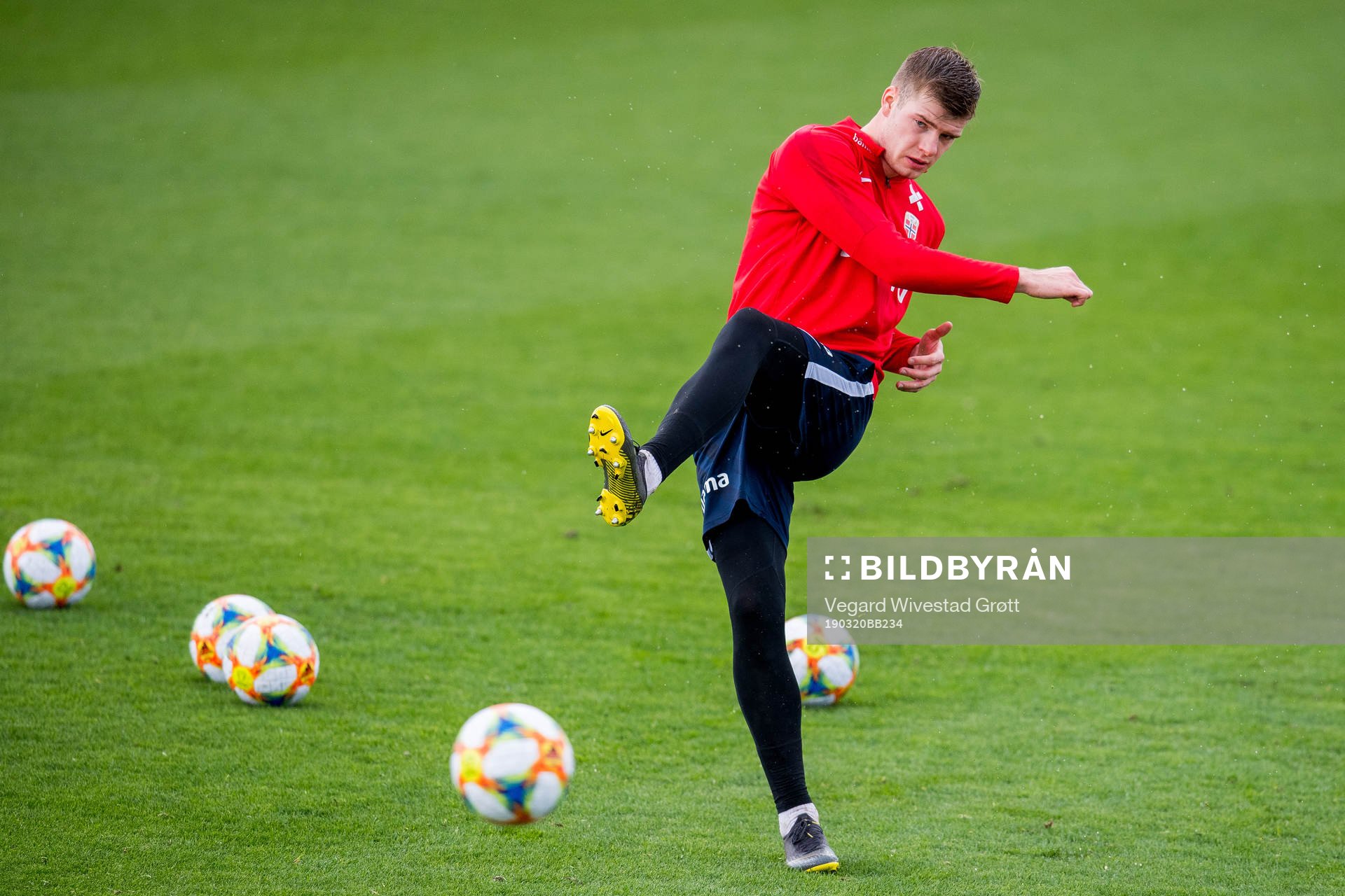 Alexander Sørloth of Norway
