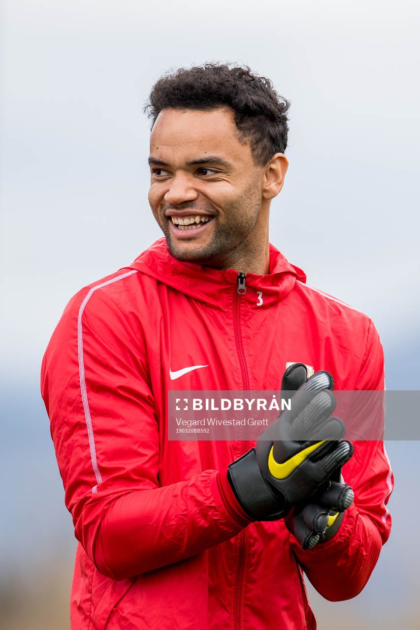 Goalkeeper Sten Grytebust of Norway