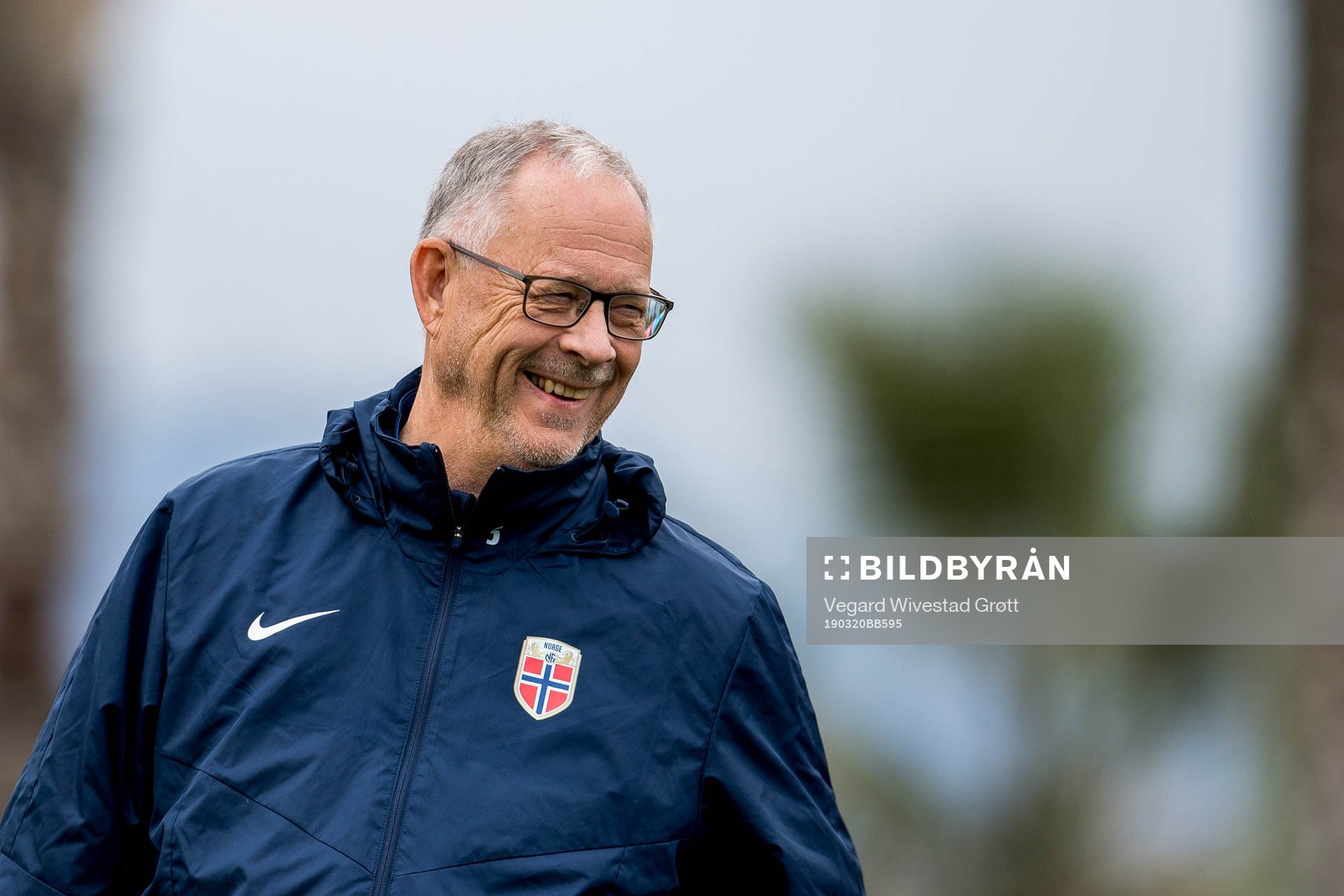 Lars Lagerbäck, head coach of Norway