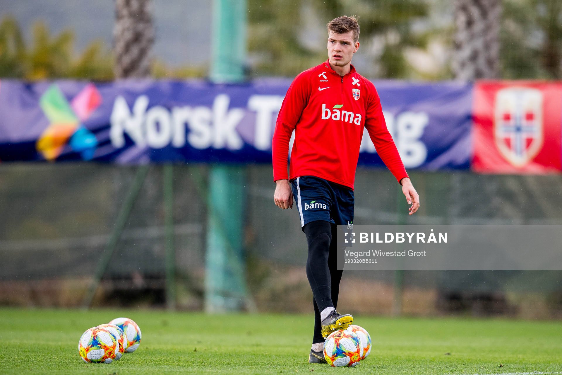 Alexander Sørloth of Norway