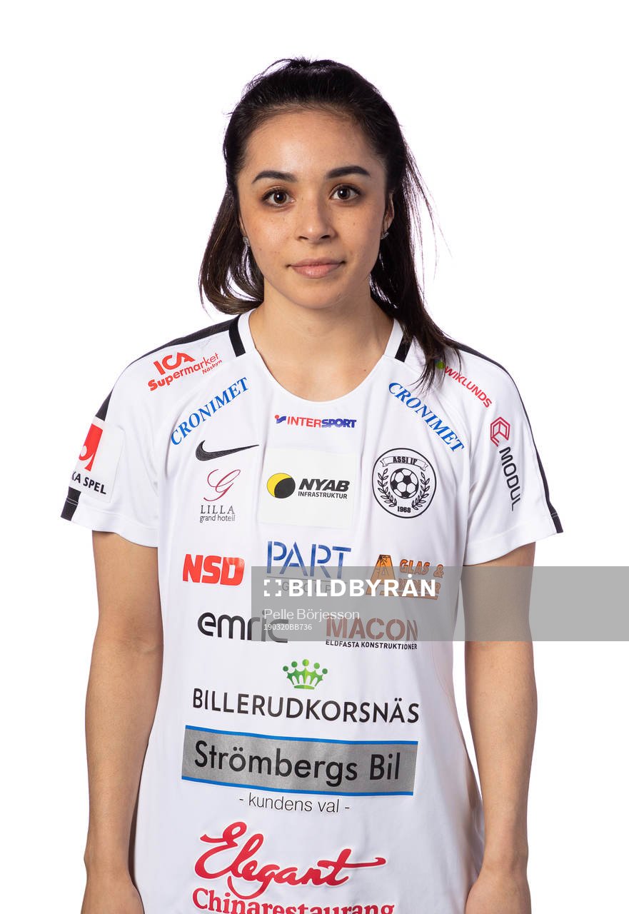 Assis Jaclyn Sawicki poserar för ett porträtt den 20 mars 2019 i Risögrund.