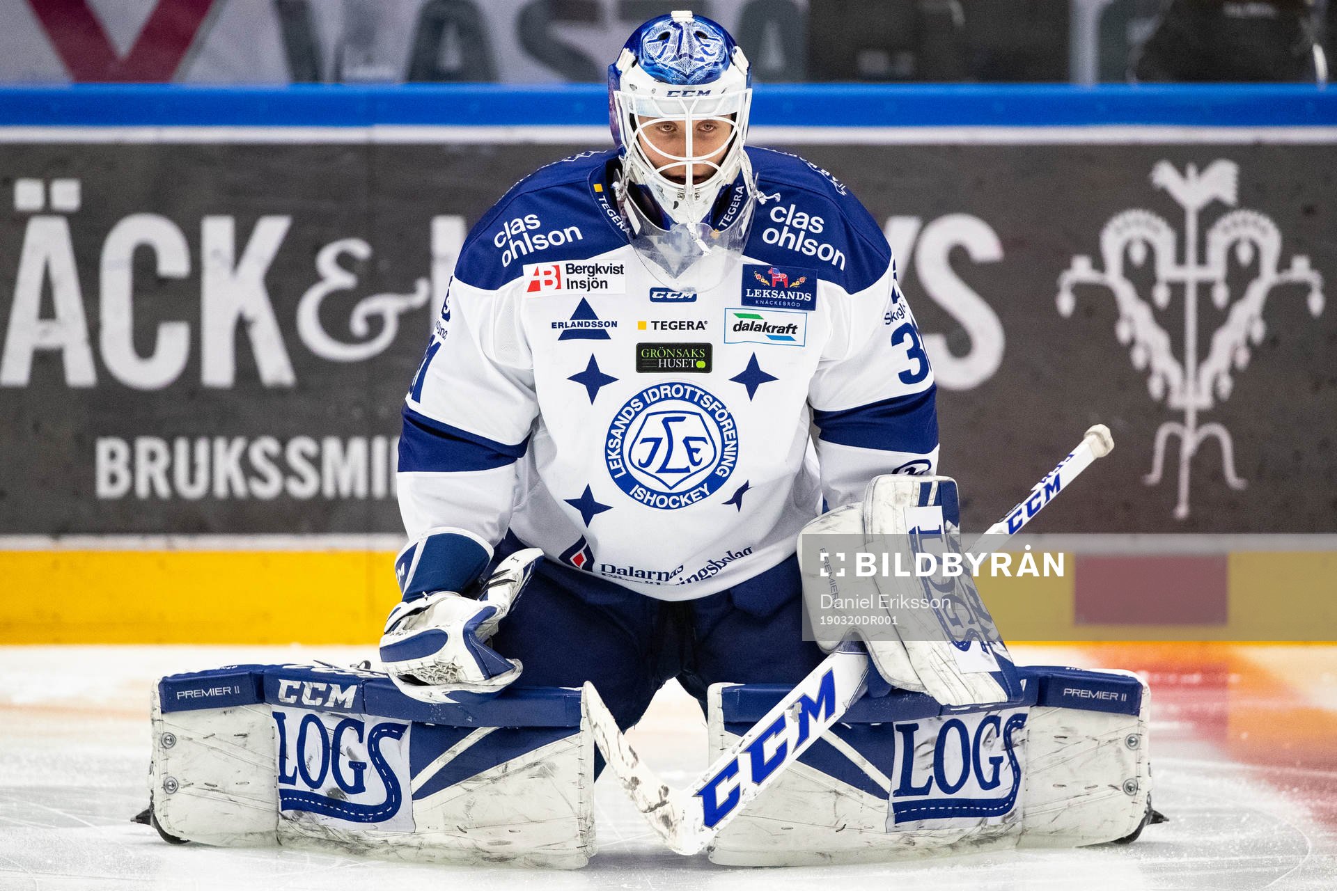 Leksands målvakt Jonas Arntzen