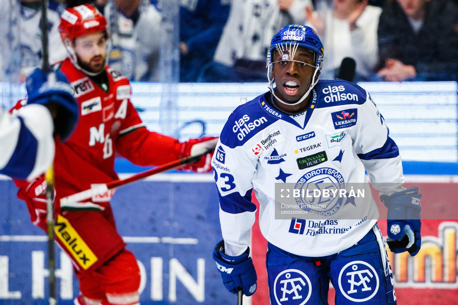Leksands Hugo Enock jublar