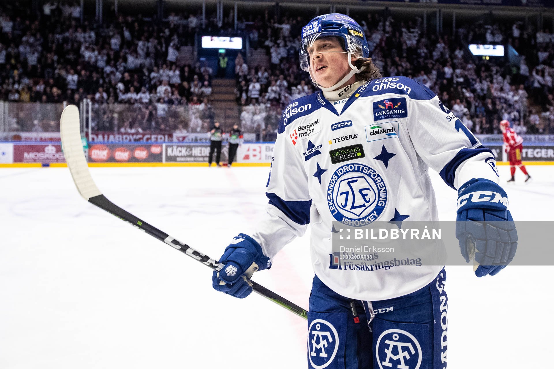 Leksands Johan Porsberger jubel