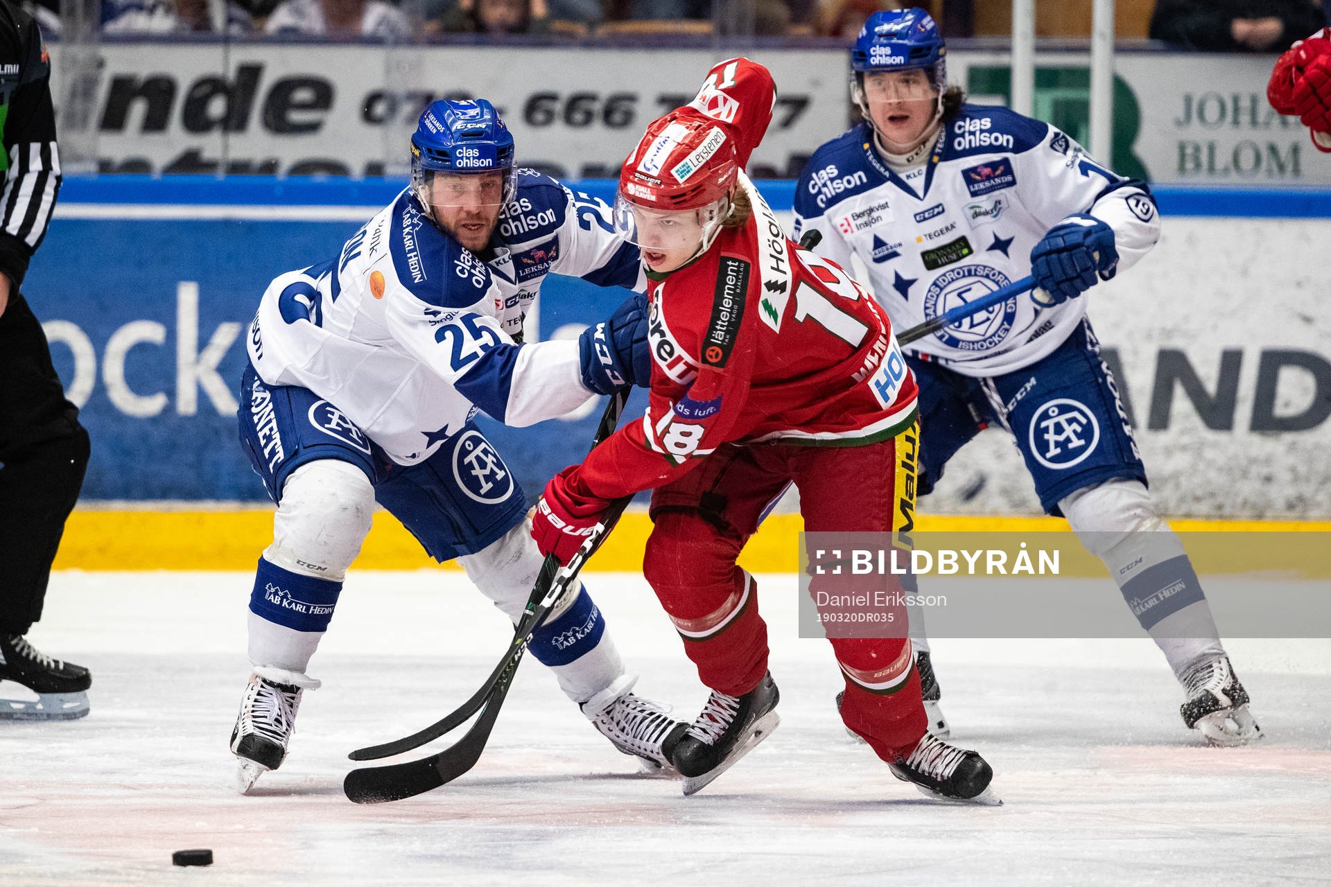 Leksands Linus Persson och Modos Lukas Wernblom