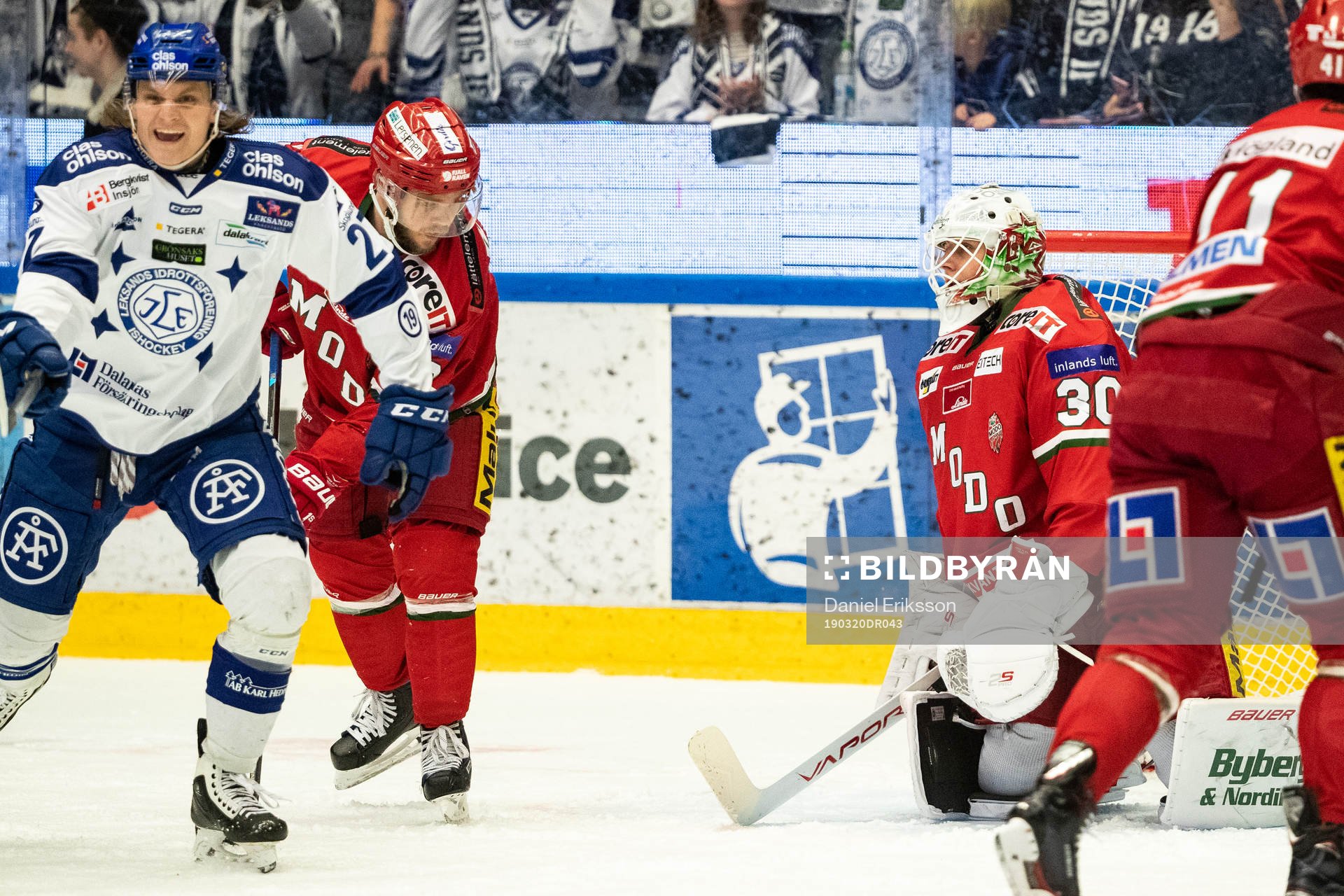 Leksands Anton Karlsson jublar