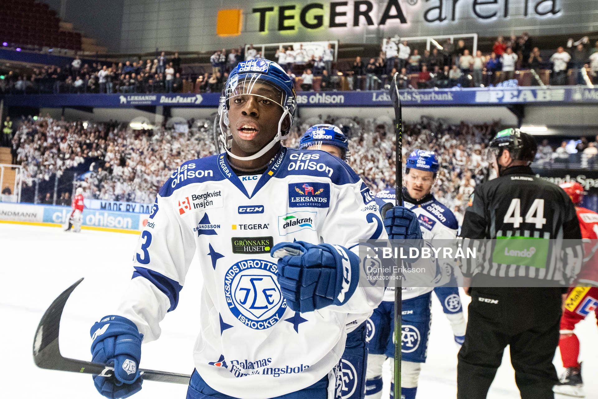 Leksands Hugo Enock jublar