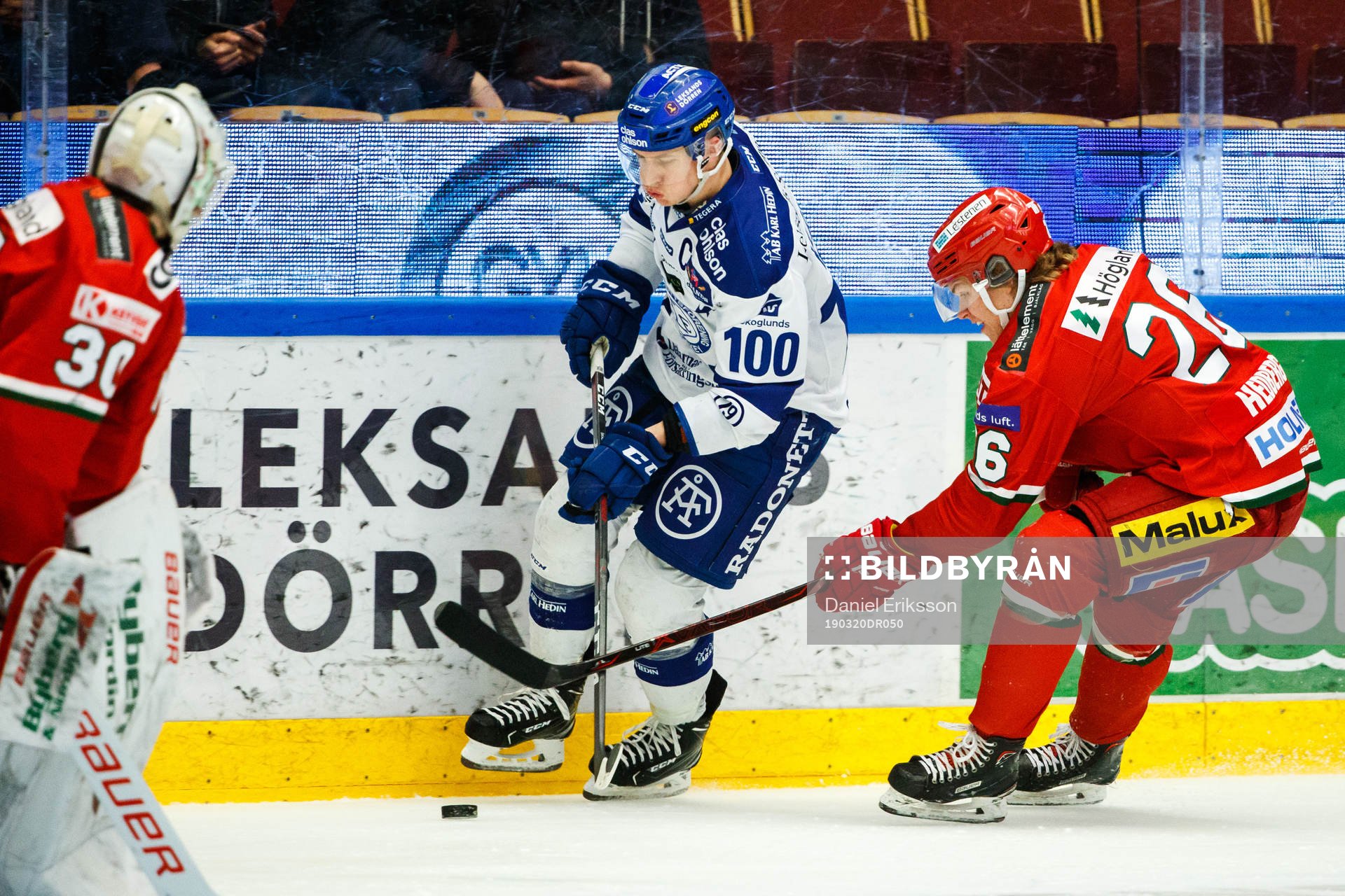 Leksands Martin Karlsson   och Modos Tom Hedberg