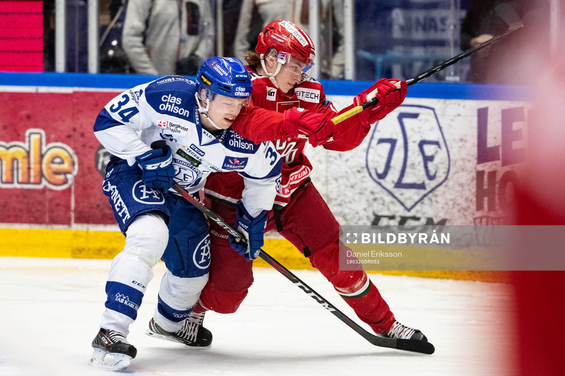 Leksands Lukas Enqvist och Modos Victor Öhman
