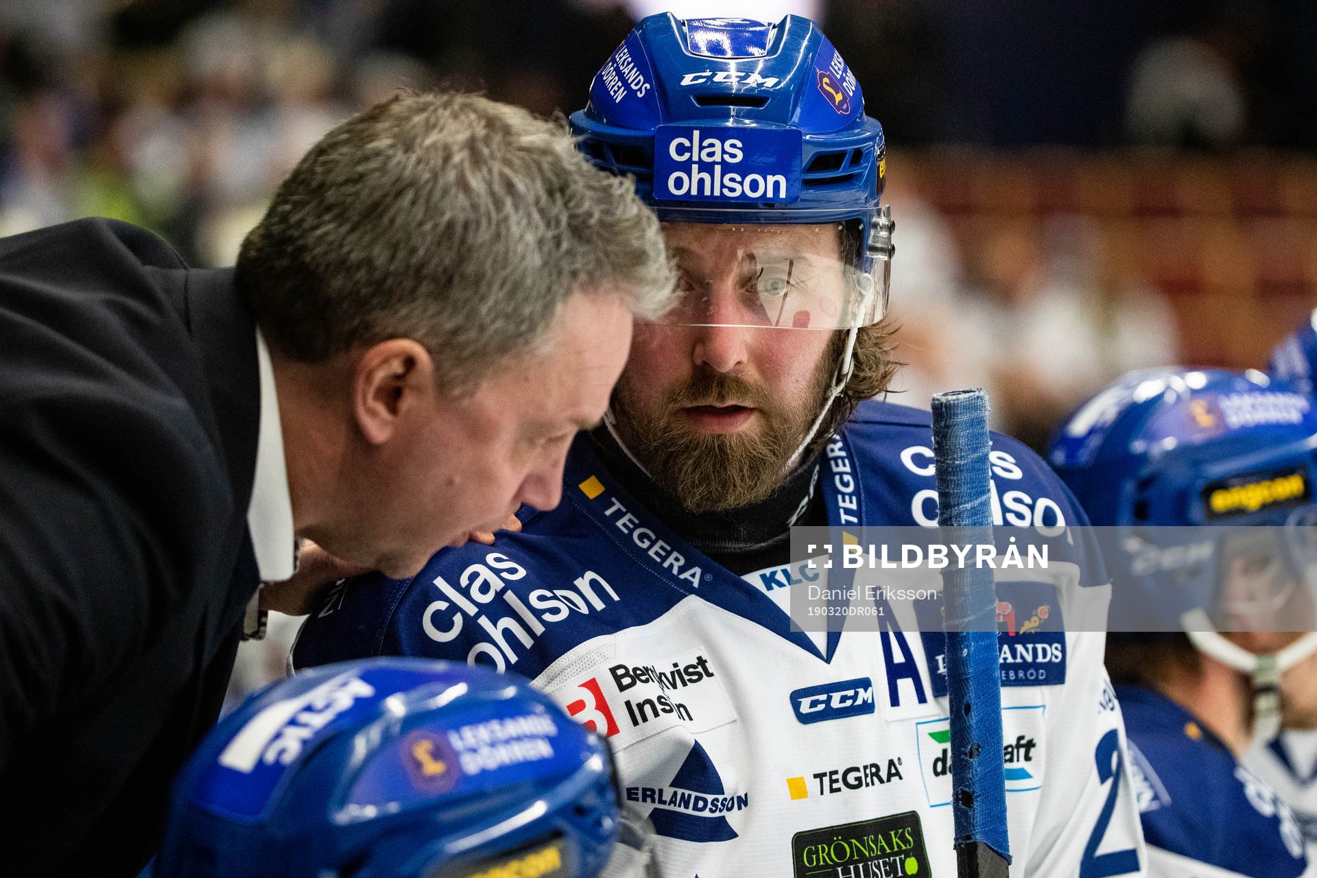 Leksands assisterande tränare Jens Nielsen och Leksands