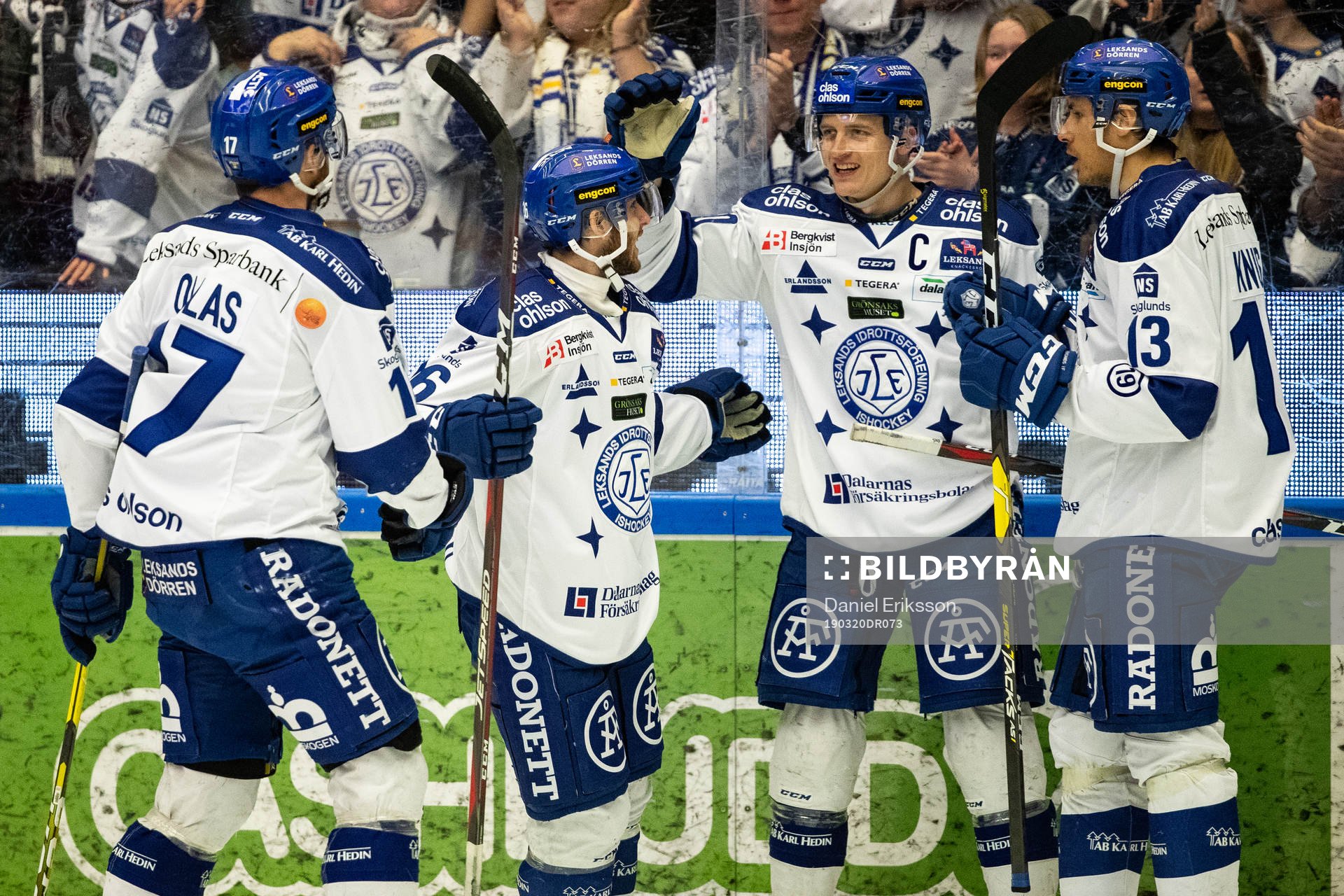 Leksands Martin Karlsson   jublar
