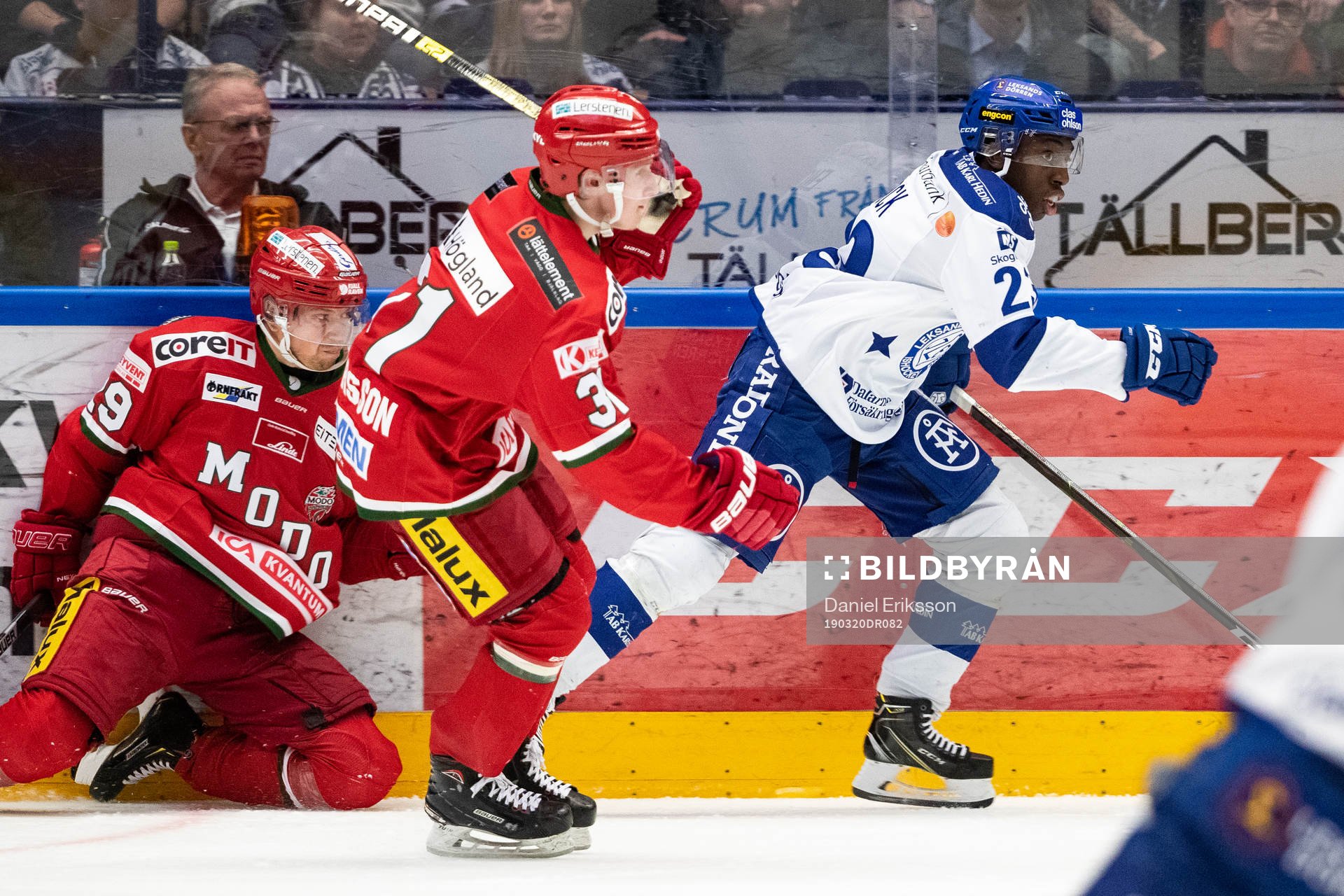 Leksands Hugo Enock och Modos Victor Aronsson och Linus